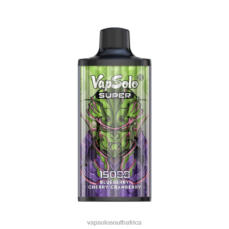 VapSolo Review - VapSolo SUPER Blueberry Cherry Cranberry 4T2BX16