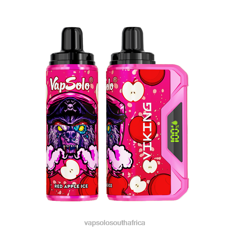 VapSolo Disposable - VapSolo VIKING Red Apple Ice 4T2BX42